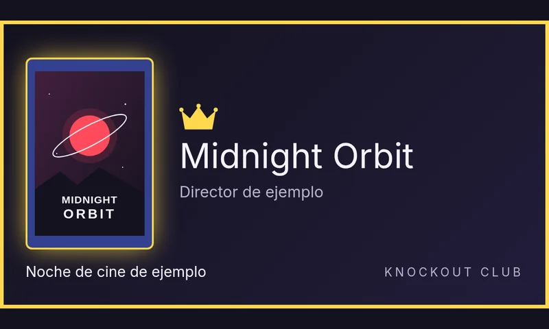 Tarjeta de campeón de Midnight Orbit.