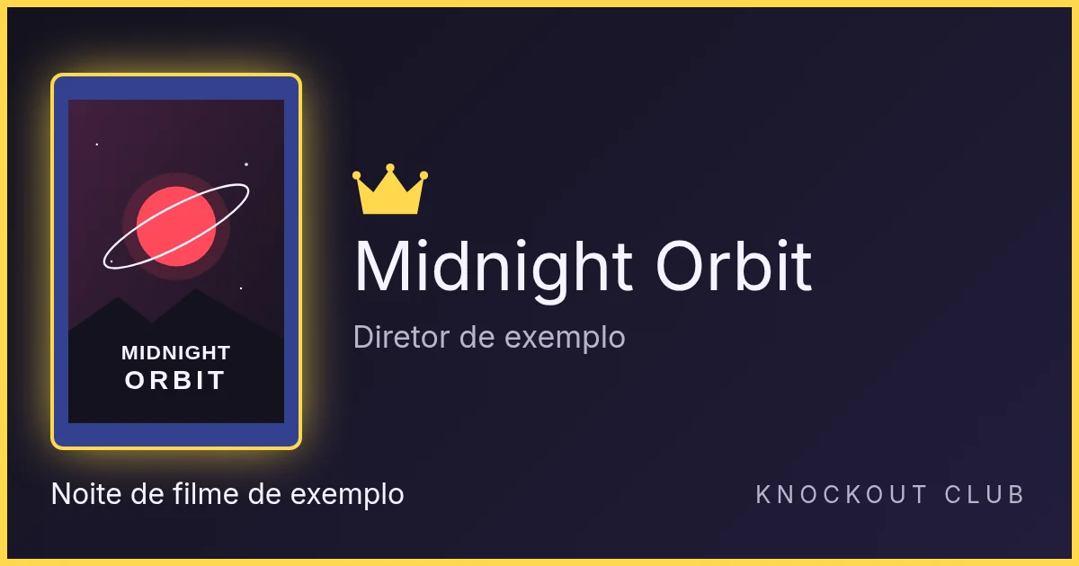 Card de campeão de Midnight Orbit.